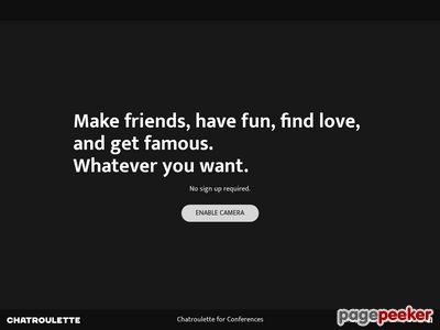 Chatroulette-随机视频聊天,与全球陌生人视频