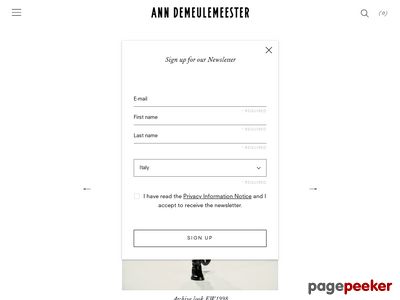 Ann Demeulemeester官网