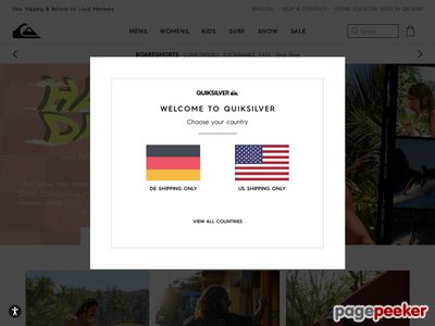 Quiksilver官网